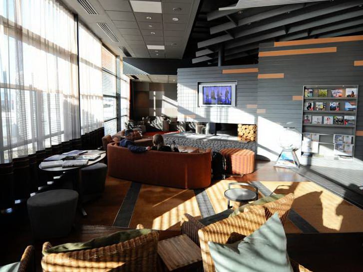 Air New Zealand Christchurch International Lounge at Christchurch International